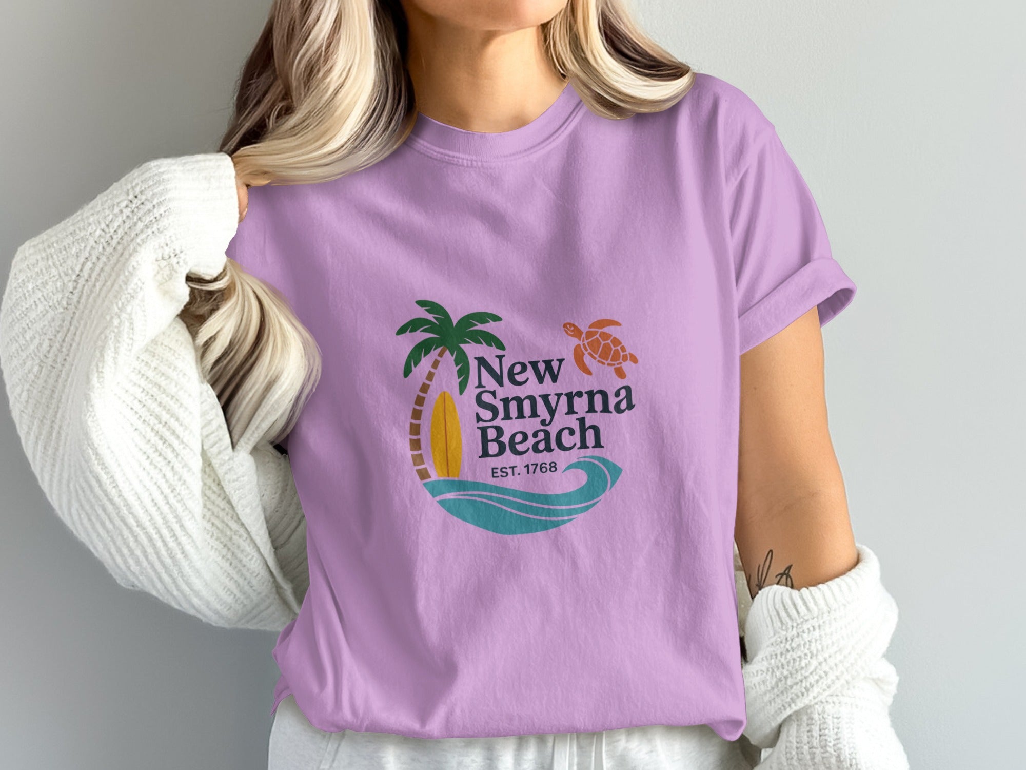 New Smyrna Beach Graphic Tee Casual Wear product type