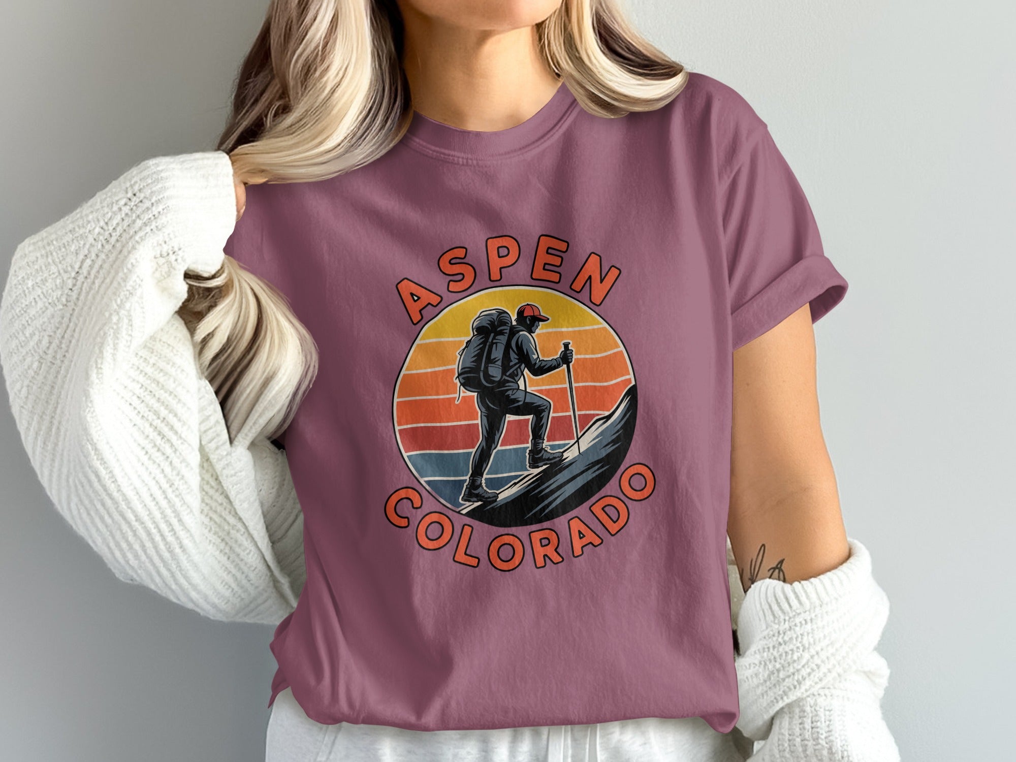 Aspen Colorado Hiking Adventure Graphic Tee product