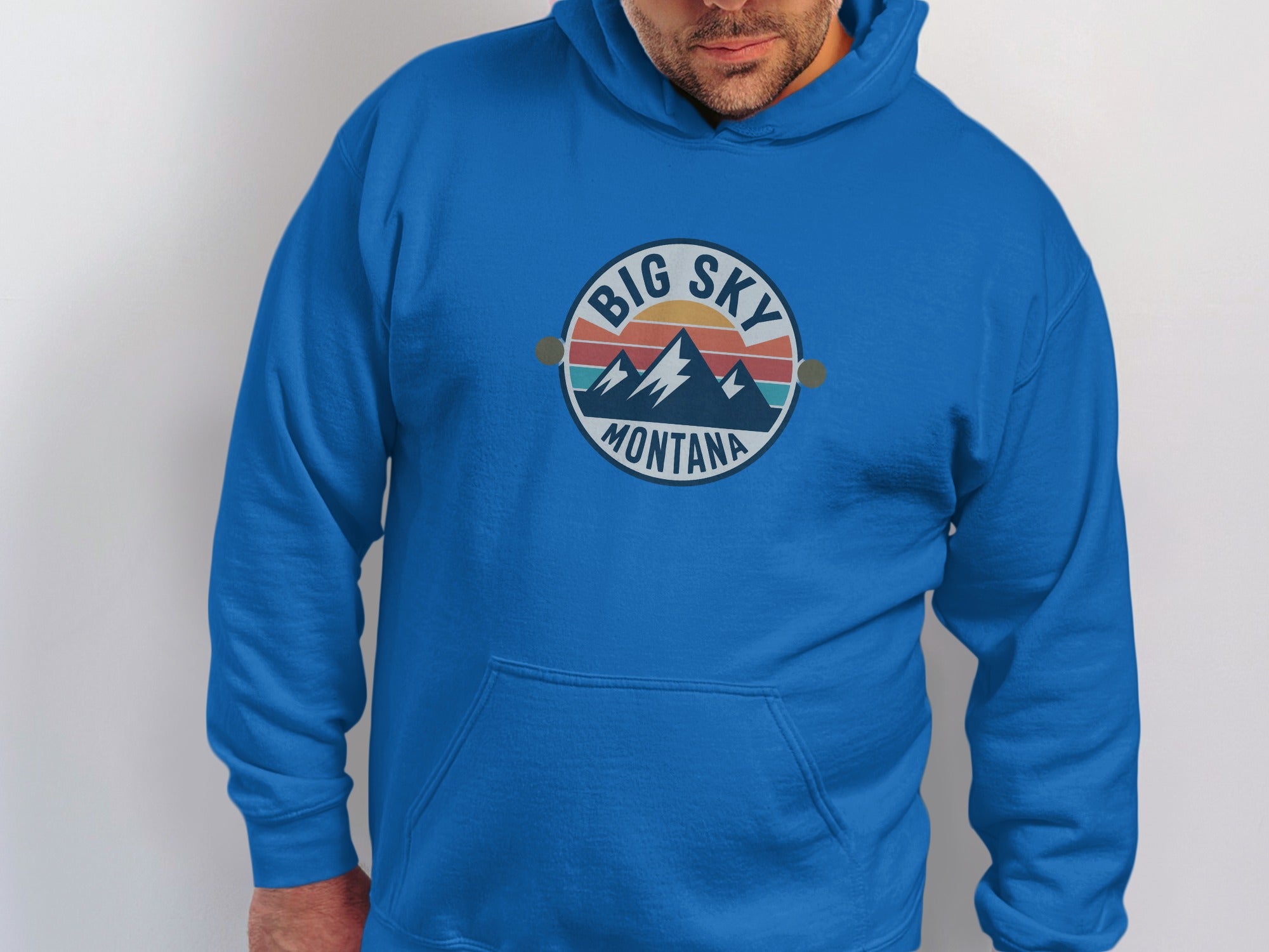 Big Sky Montana Scenic Hoodie Ideal for Outdoor Lovers