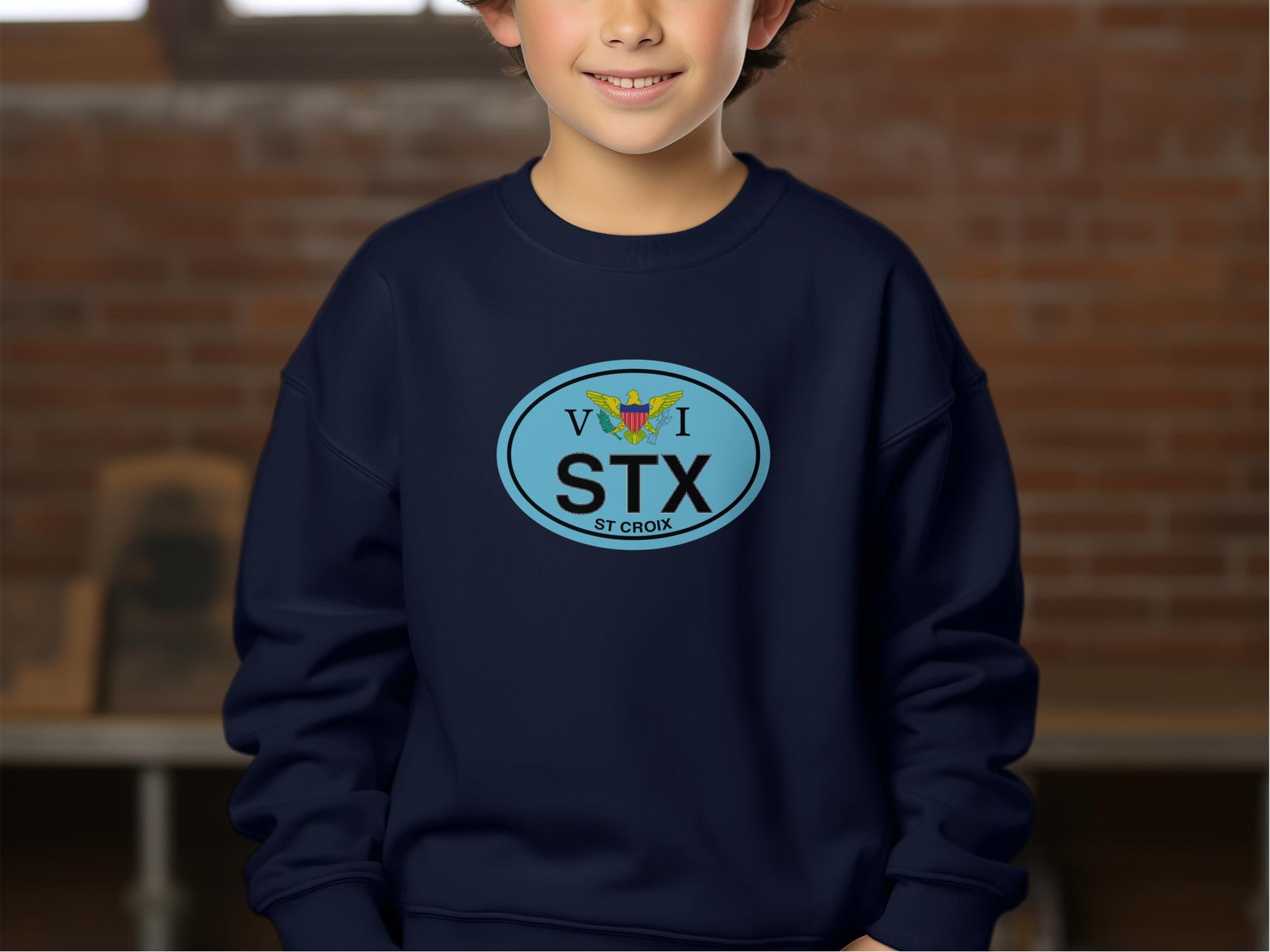 St Croix Christmas Festival, Buck Island Reef, Sandy Point National Wildlife Refuge Youth Sweatshirt