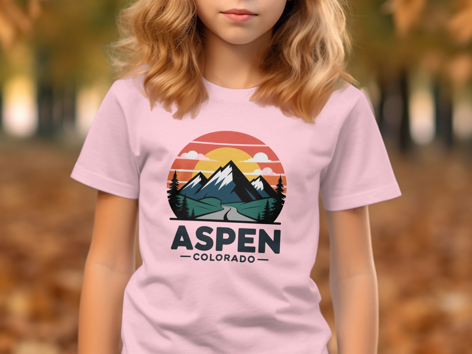 Aspen Colorado Sunset Graphic Tee Product