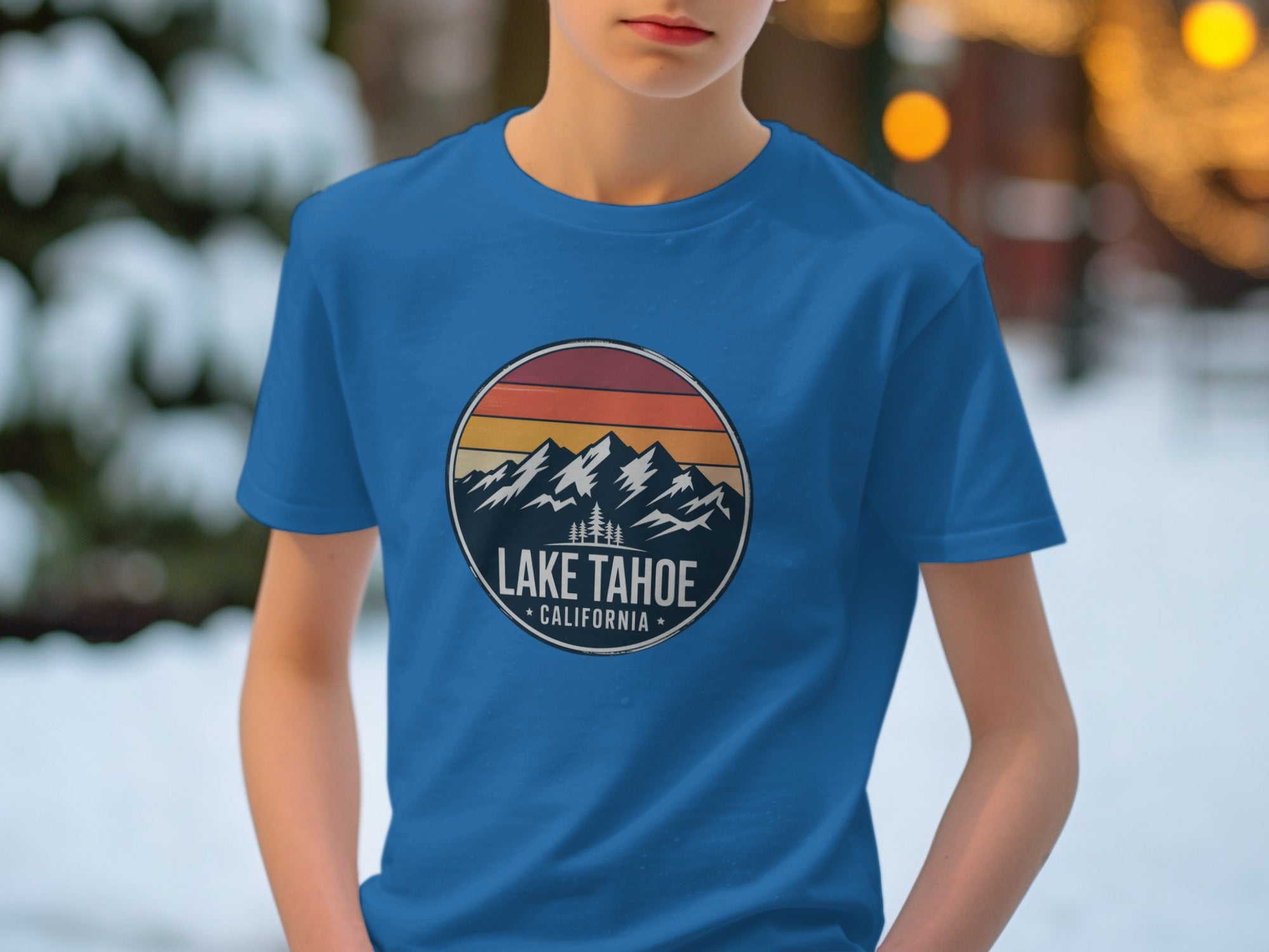 Lake Tahoe California Graphic Print T-shirt Product