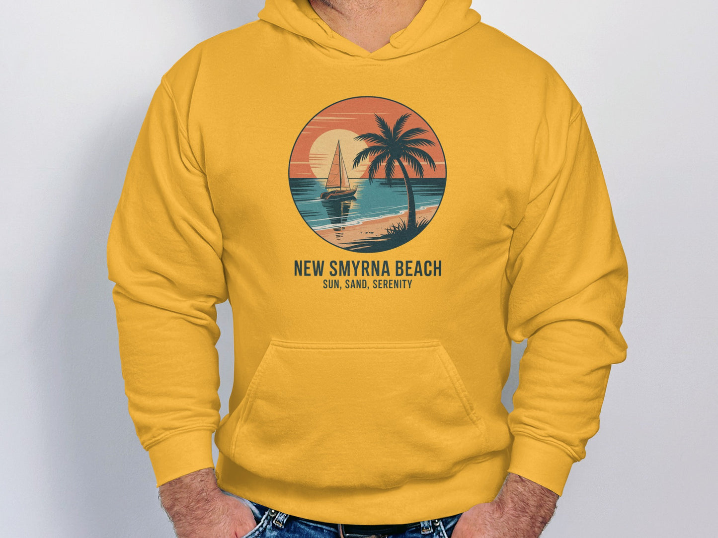New Smyrna Beach Sun Sand Serenity Graphic Hoodie product