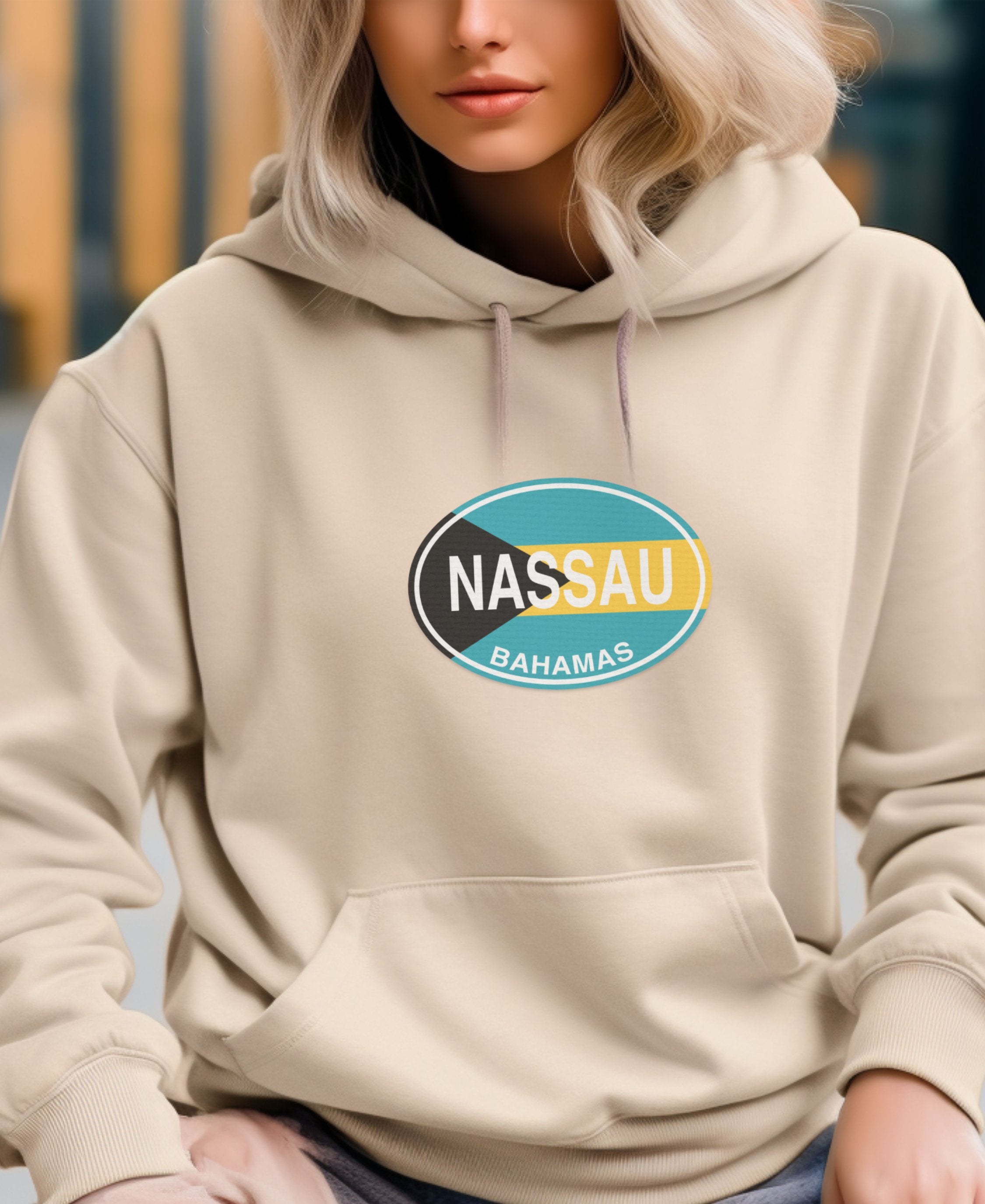Nassau Tropic Vibes & Parade Beats Womens Hoodie