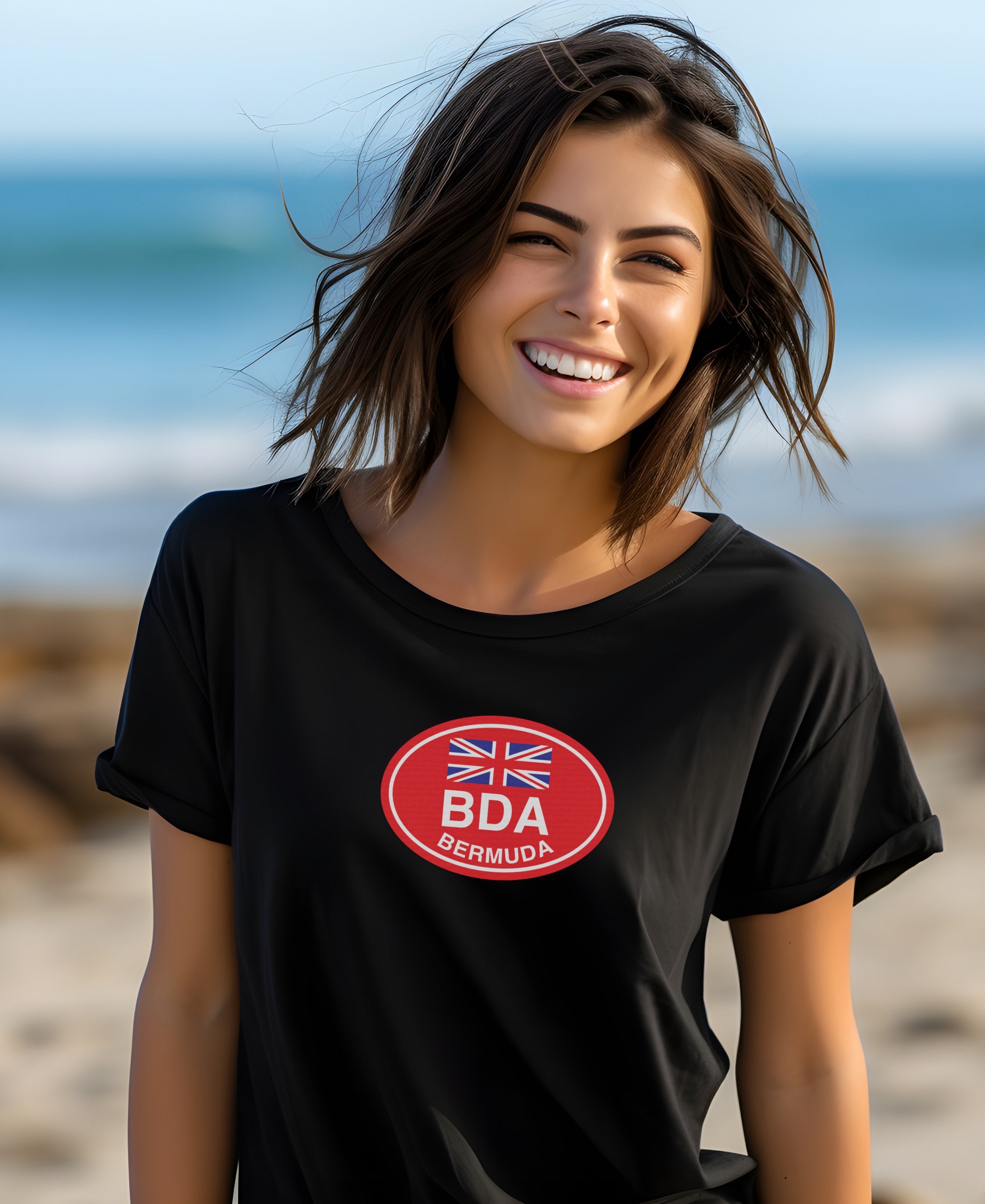 Bermuda pink shores, caves, Bermuda Day Parade womens t-shirt