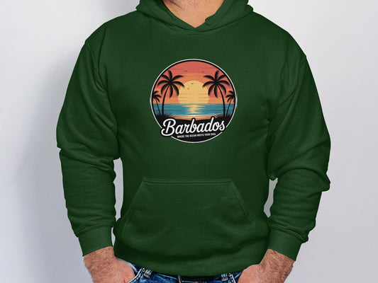 Barbados Sunset Graphic Hoodie product type
