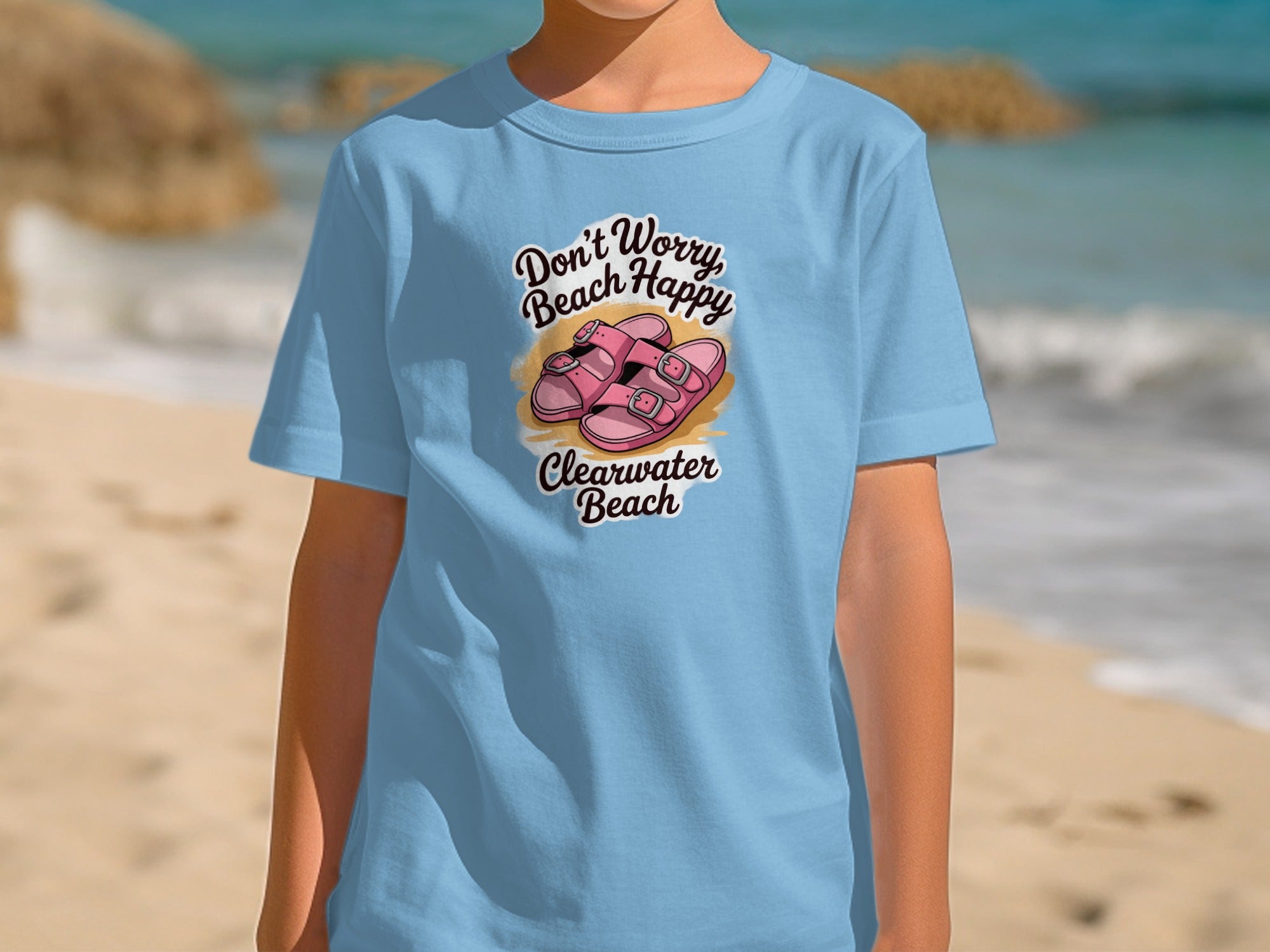 Don't Worry Beach Happy Clearwater Beach T-shirt product