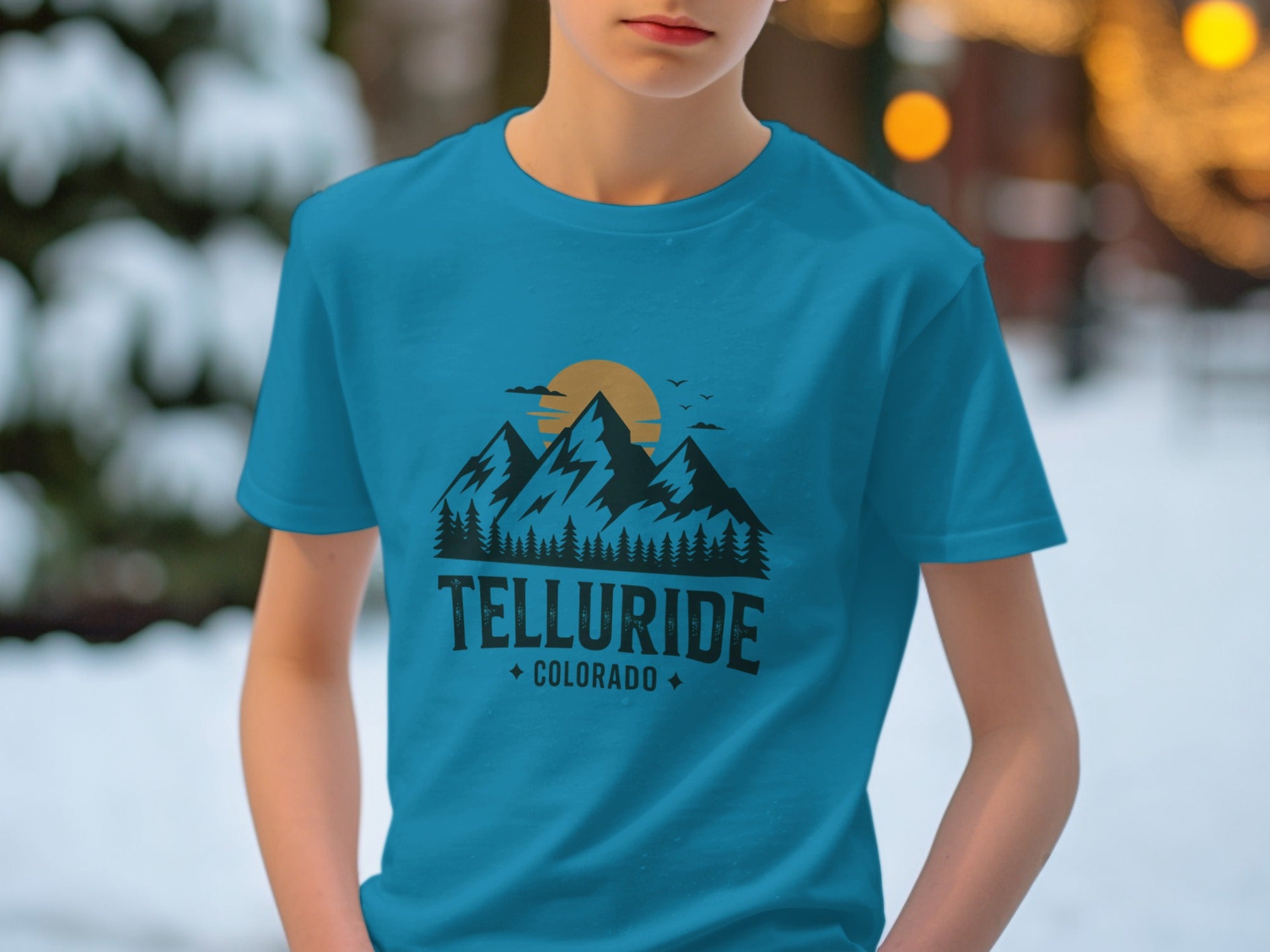 Telluride Colorado Mountain Graphic Tee product