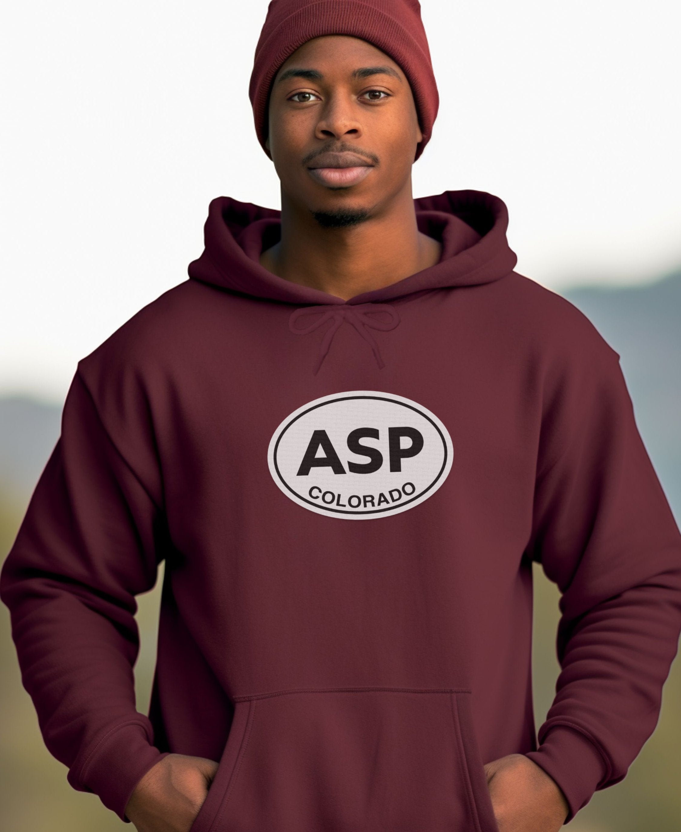 Aspen mens Hoodies: Aspen Snowmass, Winter X Games, Maroon Bells