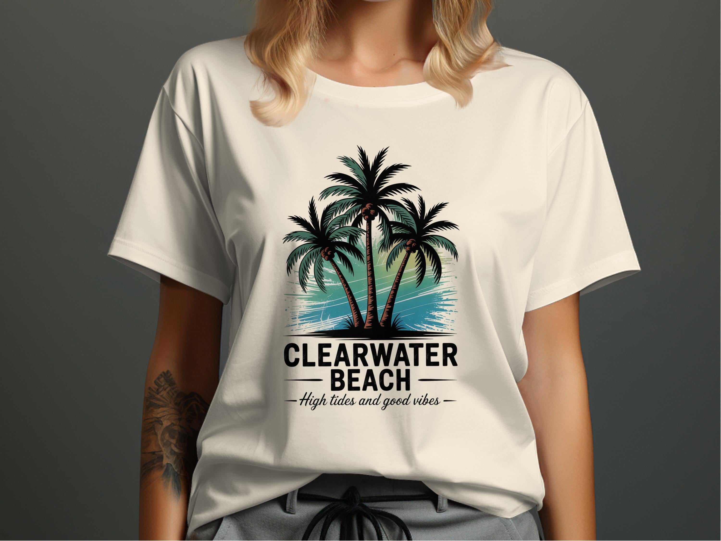 Clearwater Beach High Tides and Good Vibes T-shirt product