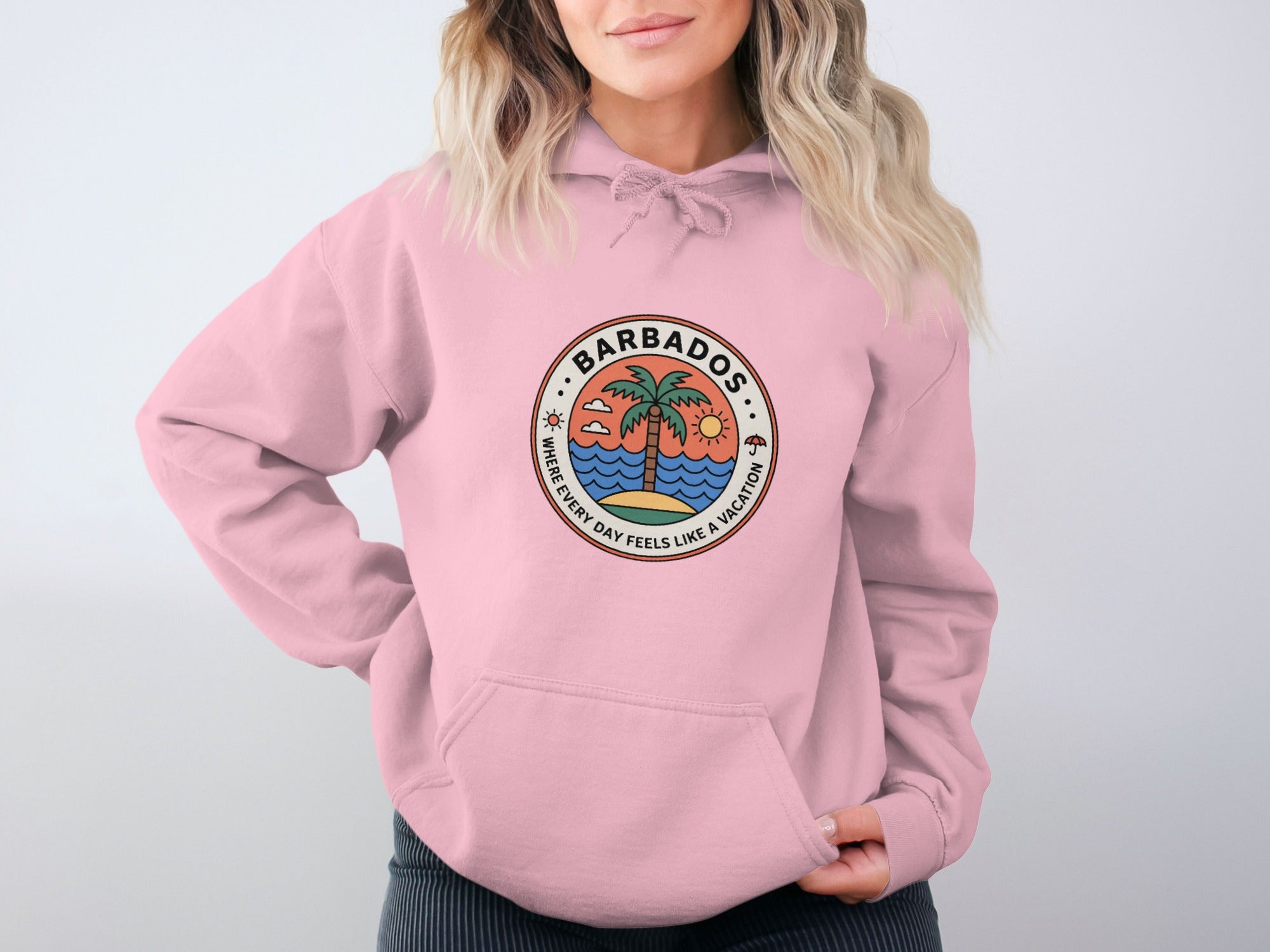 Barbados Graphic Hoodie Casual Streetwear Product
