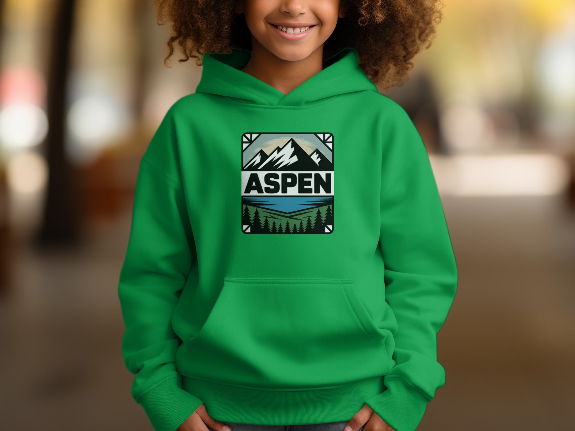 Aspen Mountain Adventure Graphic Hoodie
