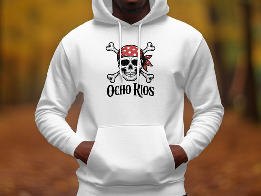 Pirate Skull Ocho Rios Graphic Hoodie product