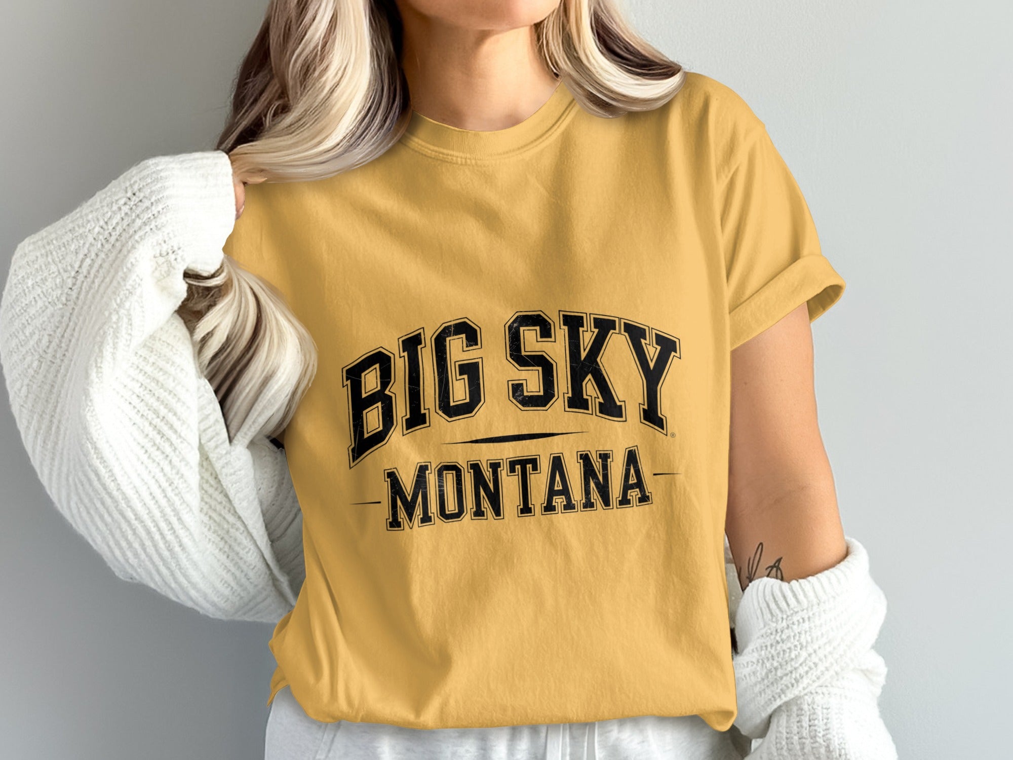 Big Sky Montana Casual Styled T-shirt Product