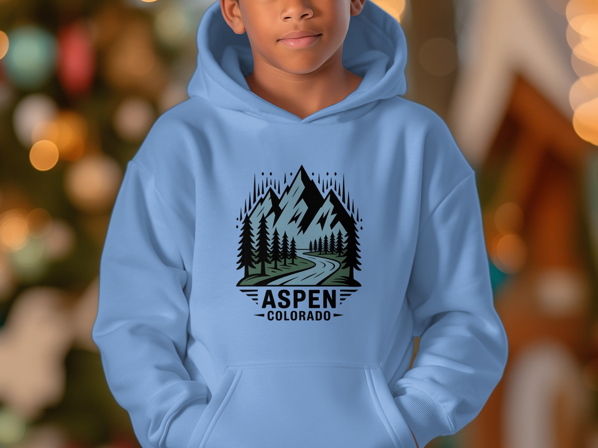 Aspen Colorado Mountain Hoodie for Outdoor Adventures