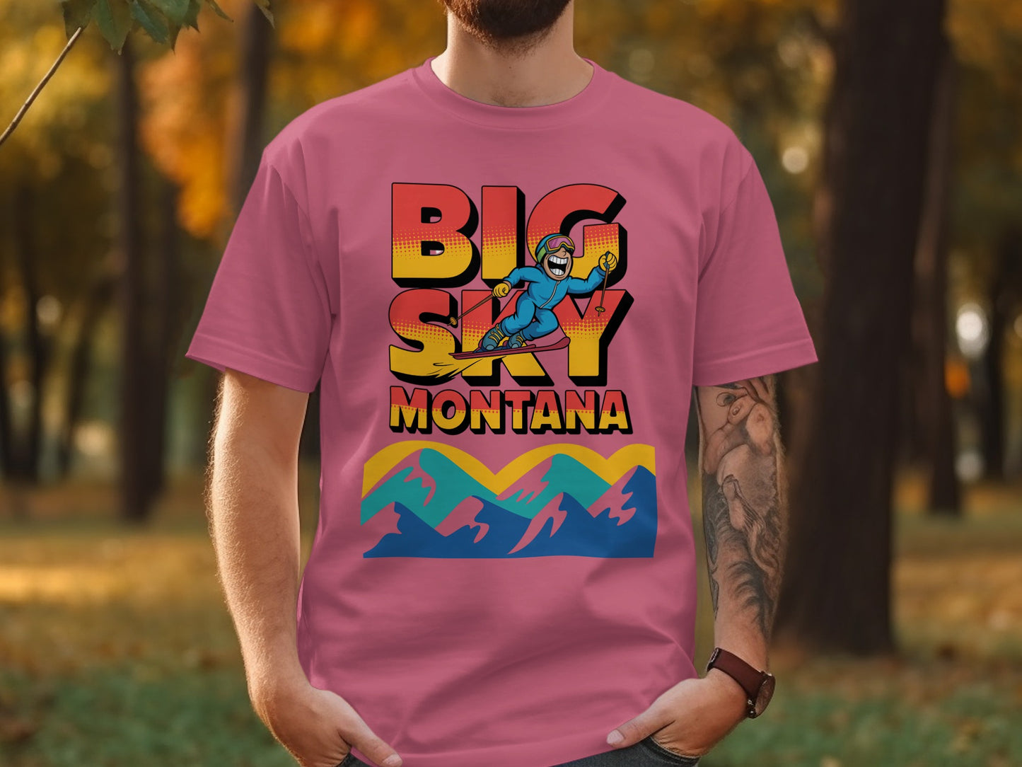 Big Sky Montana Graphic Tee Shirt product type