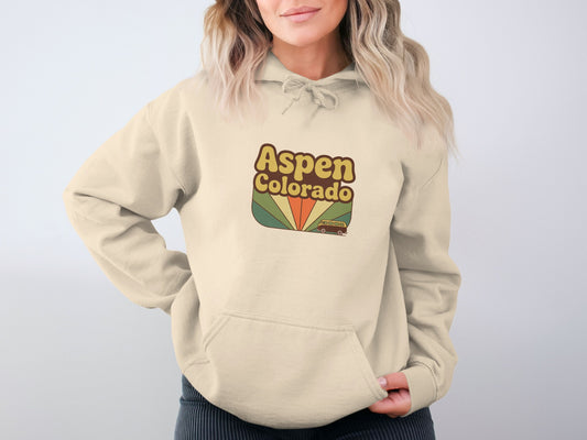 Aspen Colorado Vintage Hoodie product type