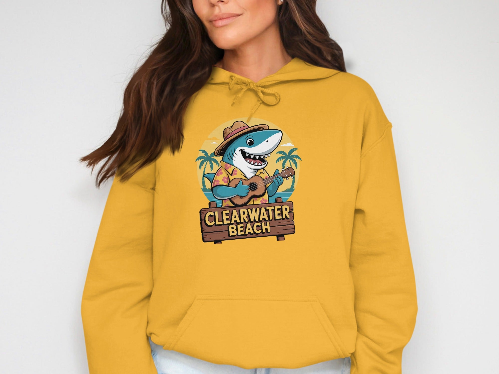 Clearwater Beach Shark Hoodie product
