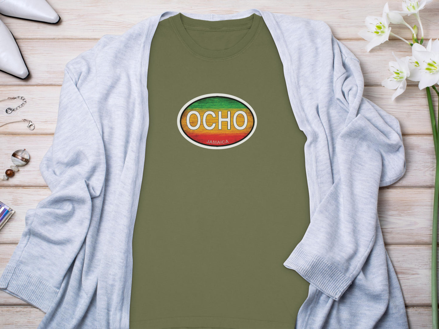 Ocho Rios Jazz Festival, Rebel Salute, Ocho Rios Seafood Festival men’s Long Sleeve T-Shirt tee