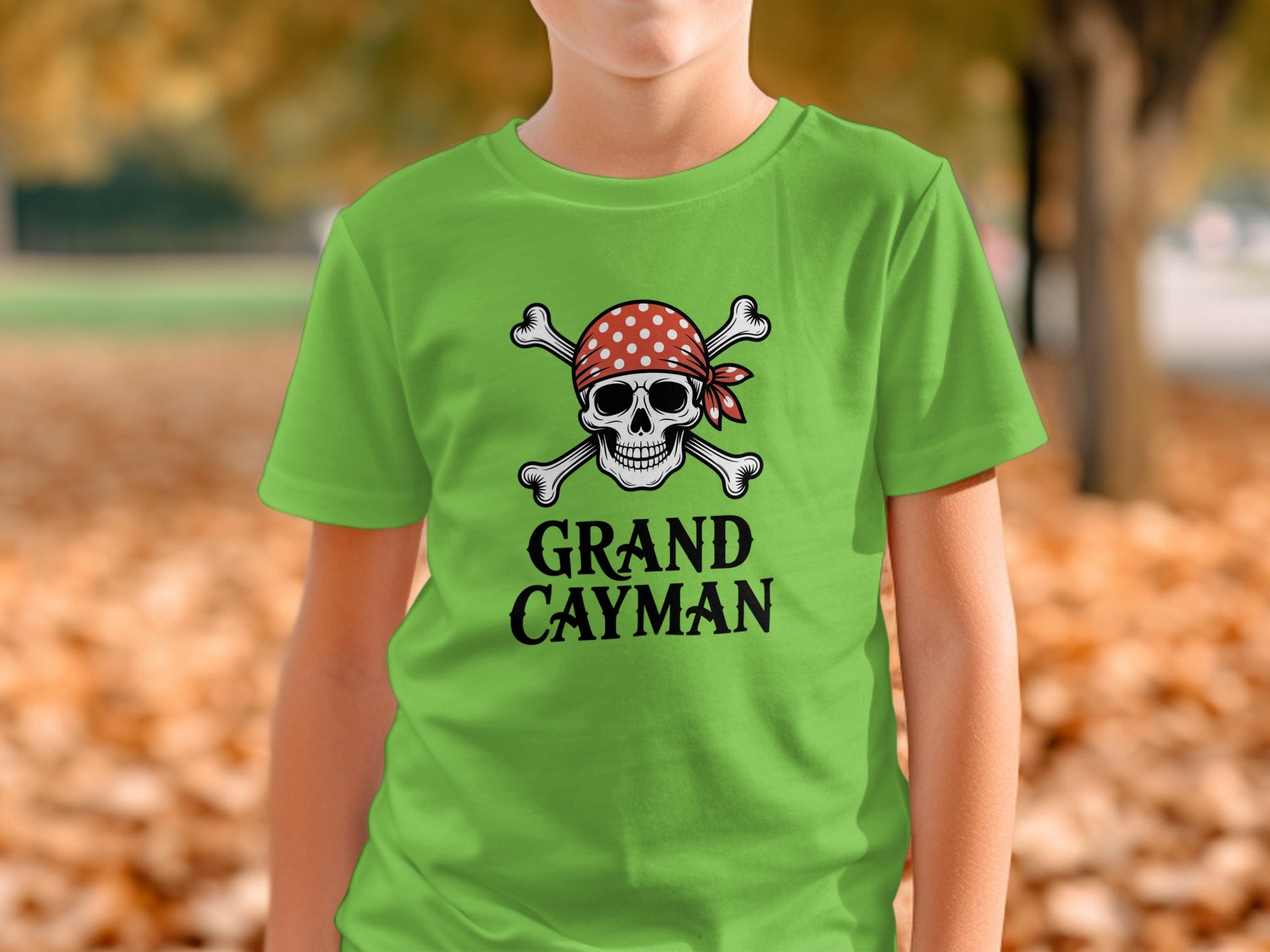Grand Cayman Pirate Skull Graphic T-Shirt product