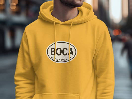 Boca Raton Mens Vacation Travel Hoodie Gift Souvenir 3