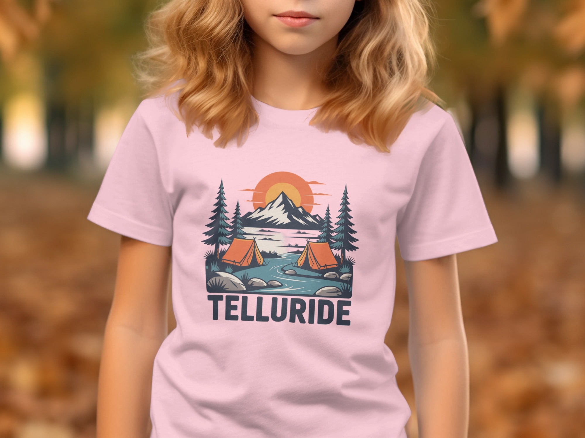 Telluride Mountain Campsite Graphic T-shirt