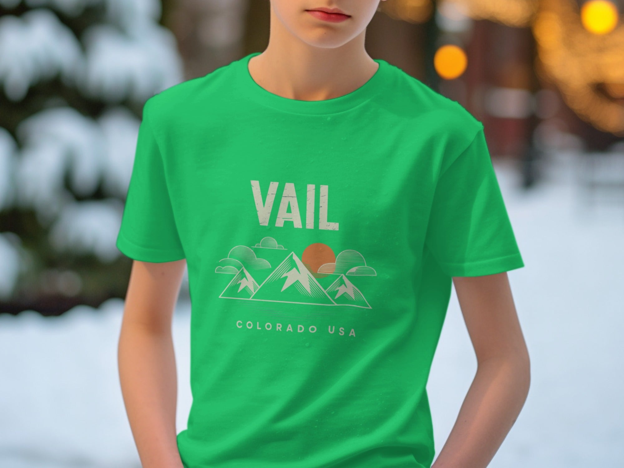 Vail Colorado USA Mountains Graphic T-shirt product