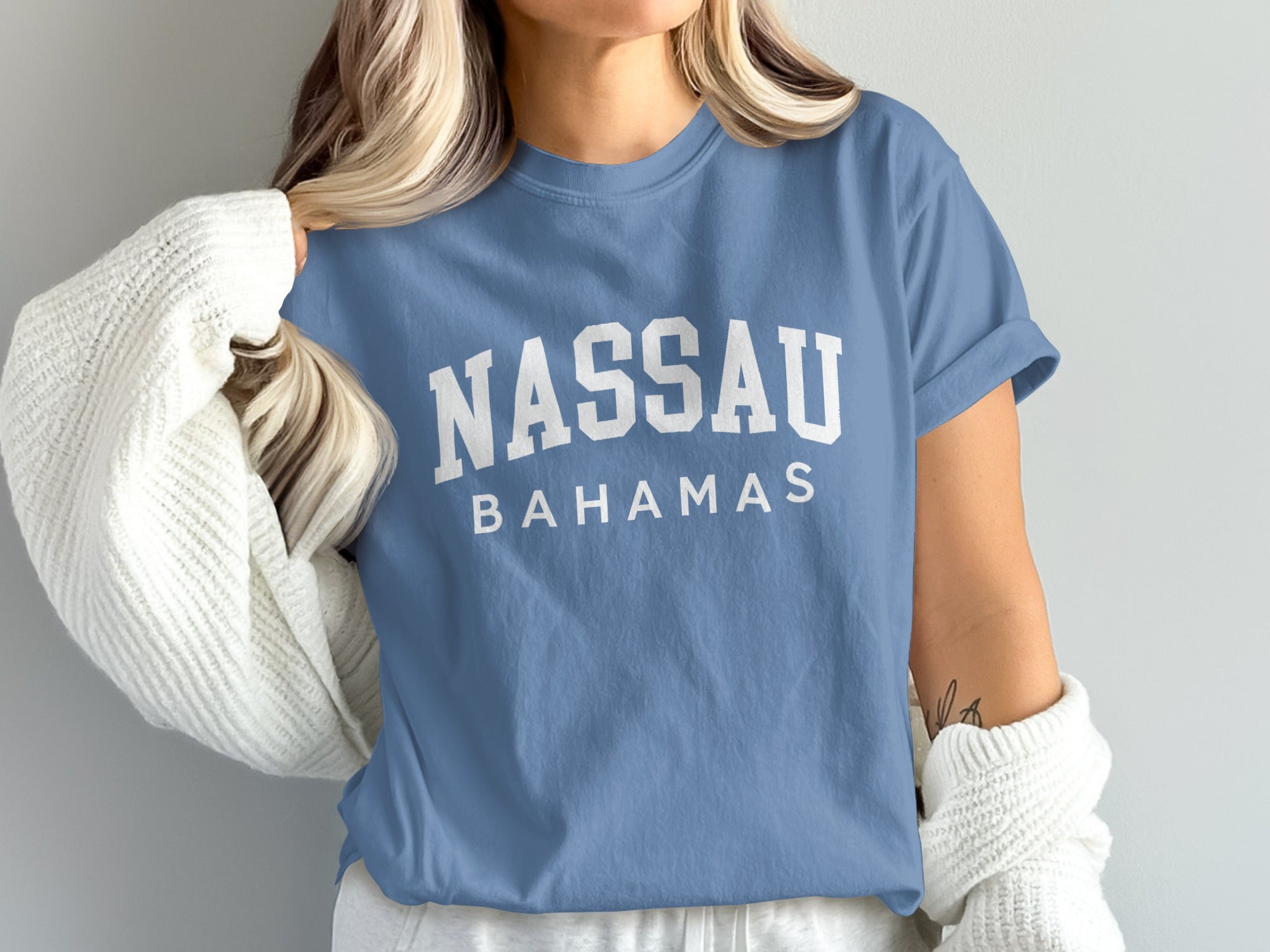 Nassau Bahamas Casual Graphic Tee Shirt product
