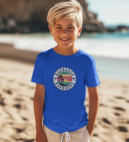 Barbados Beach Scene Graphic T-Shirt product