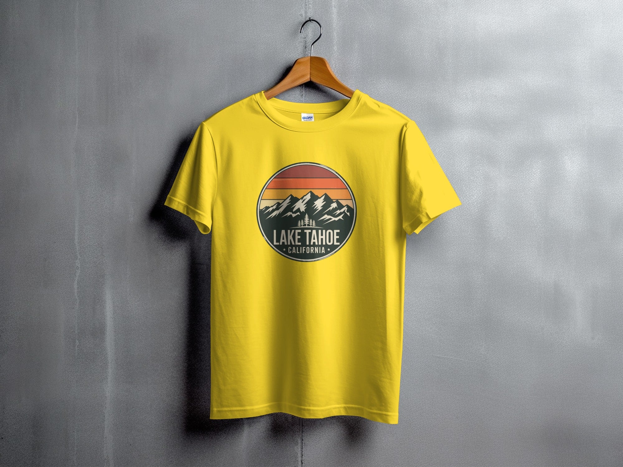 Lake Tahoe California Mountains Graphic T-Shirt