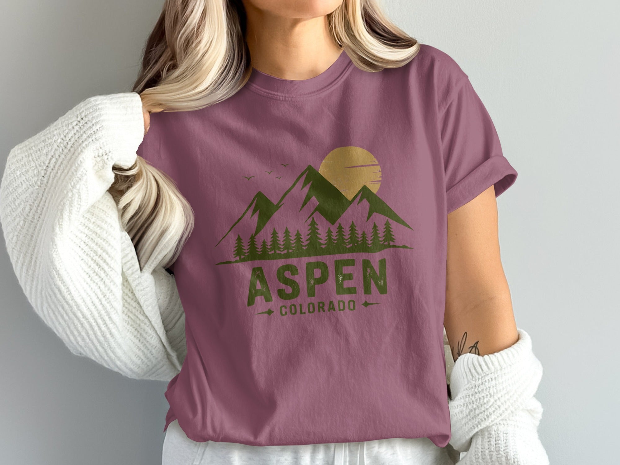 Aspen Colorado Mountains Graphic Tee product