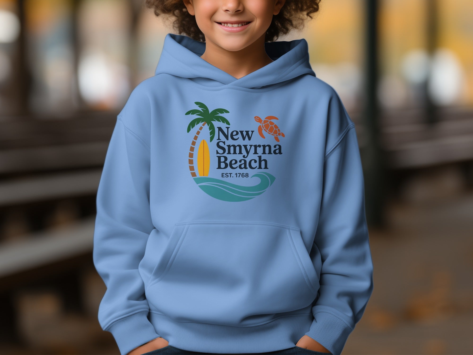 New Smyrna Beach Graphic Hoodie Youth product
