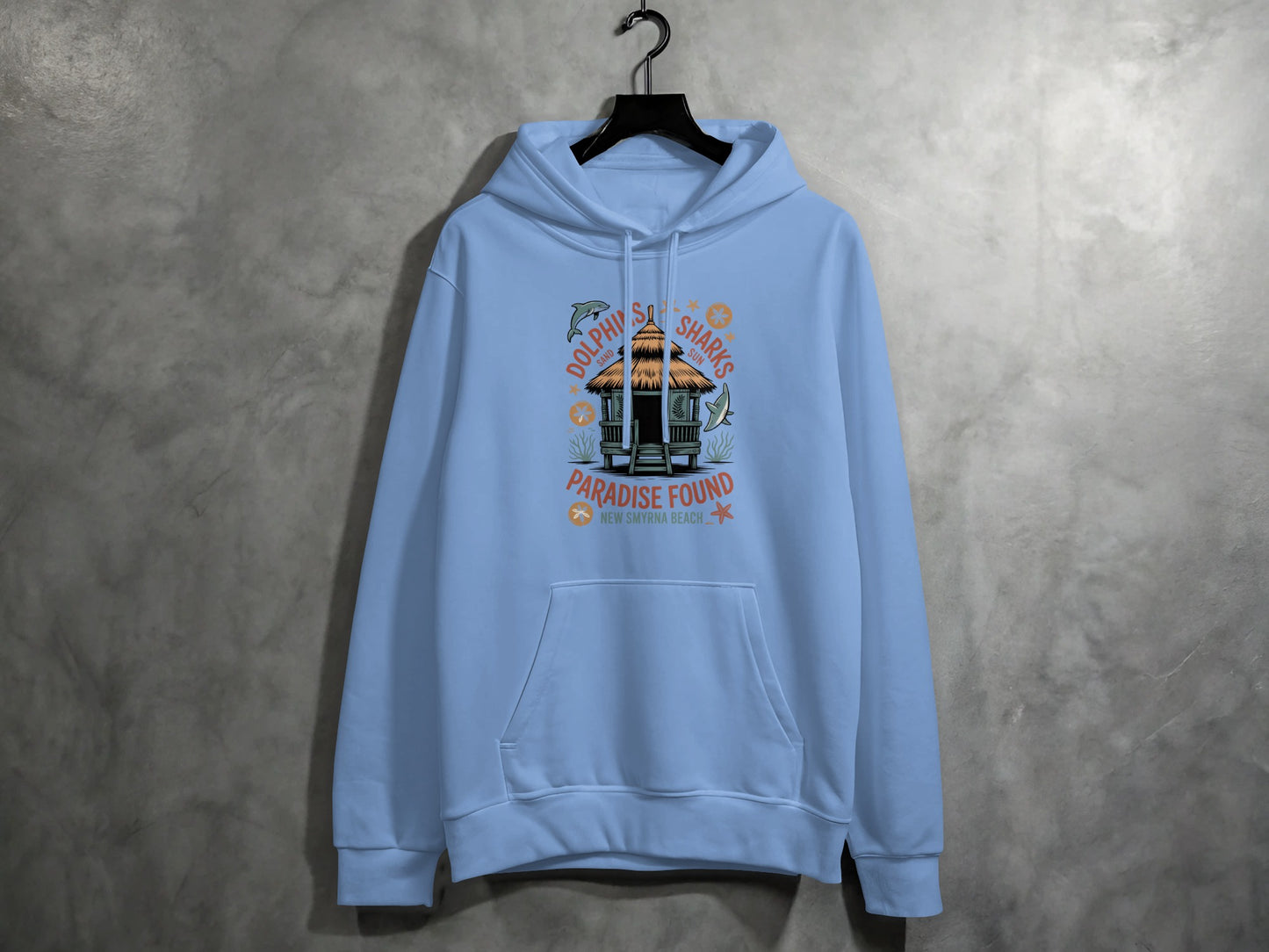 Paradise Found Dolphin Sand Sharks Hoodie product