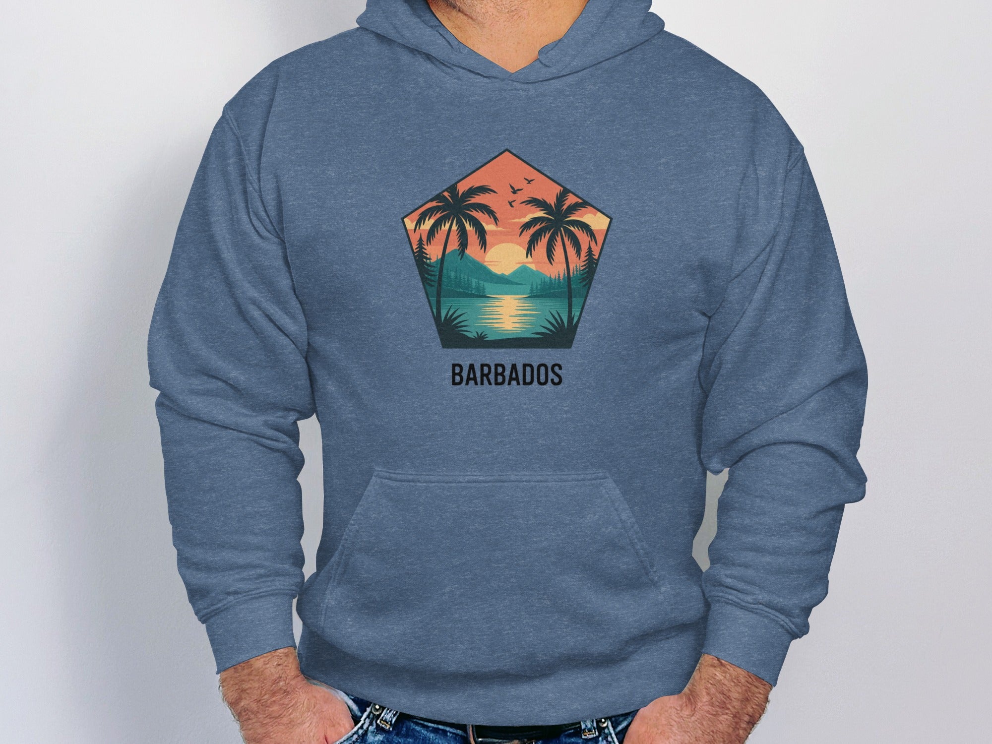 Sunset Beach Barbados Graphic Hoodie product