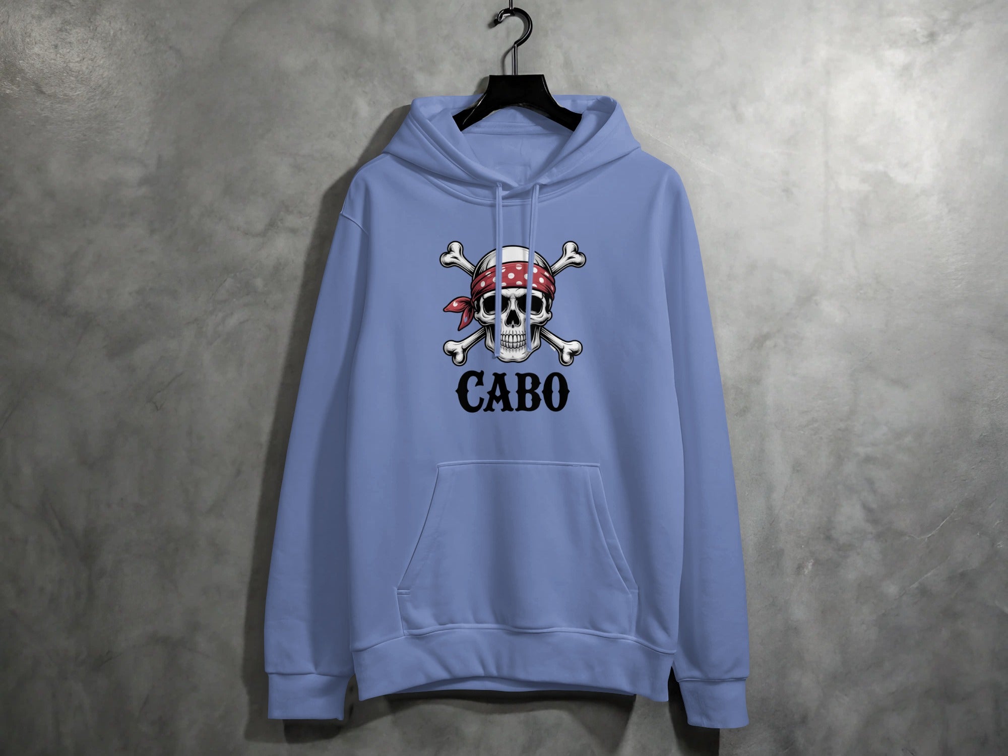 Skull and Crossbones Hoodie with Cabo Design product type
