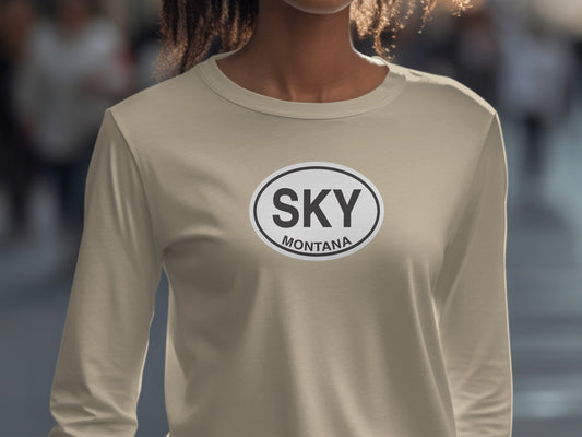 Big Sky PBR Rodeo, Music in the Mountains, Big Sky Resort, Ousel Falls Trail, Womens Long Sleeve T-Shirt