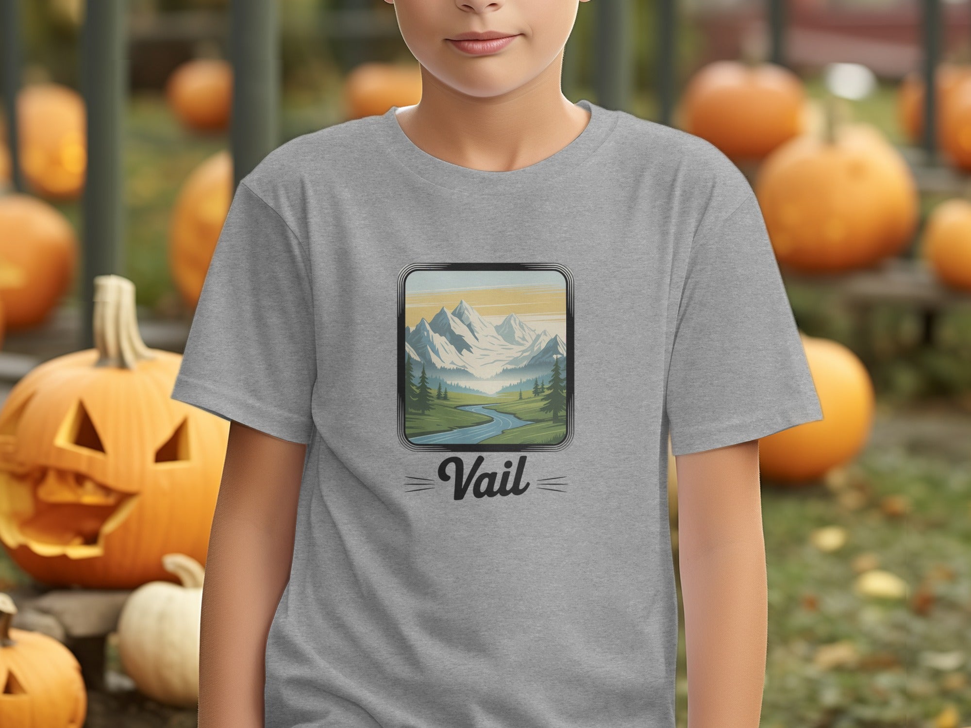 Vail Scenic Mountain Design Shirt for Pumpkin Patch product