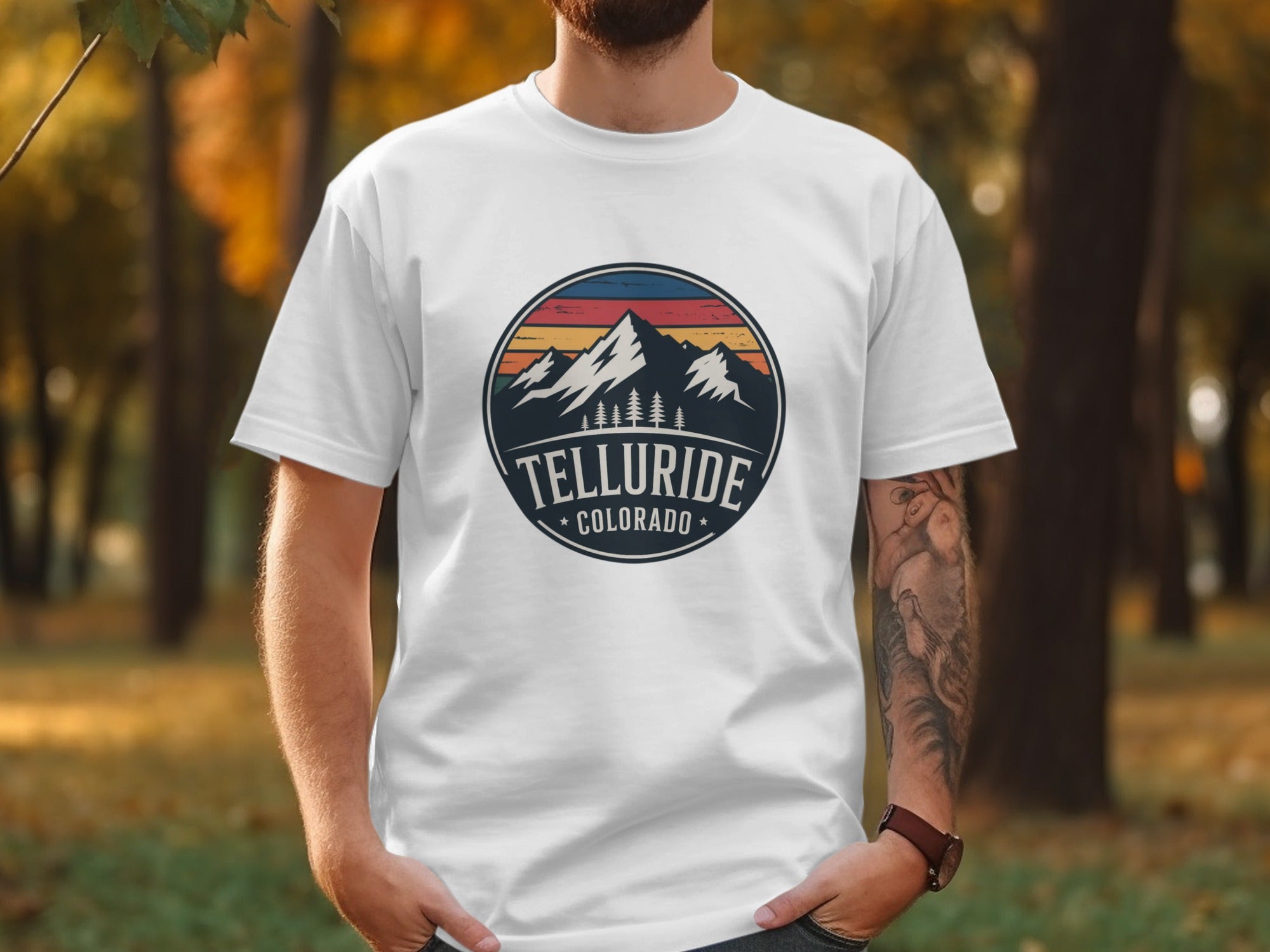 Telluride Colorado Mountain Graphic Tee Product
