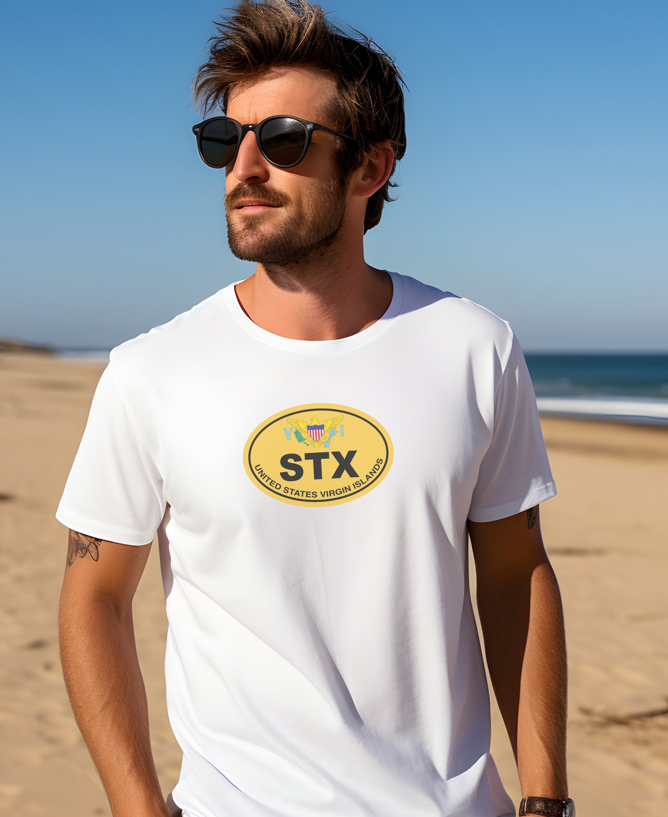 St. Croix Mens T-Shirt – Bold Look for St. Croix International Regatta