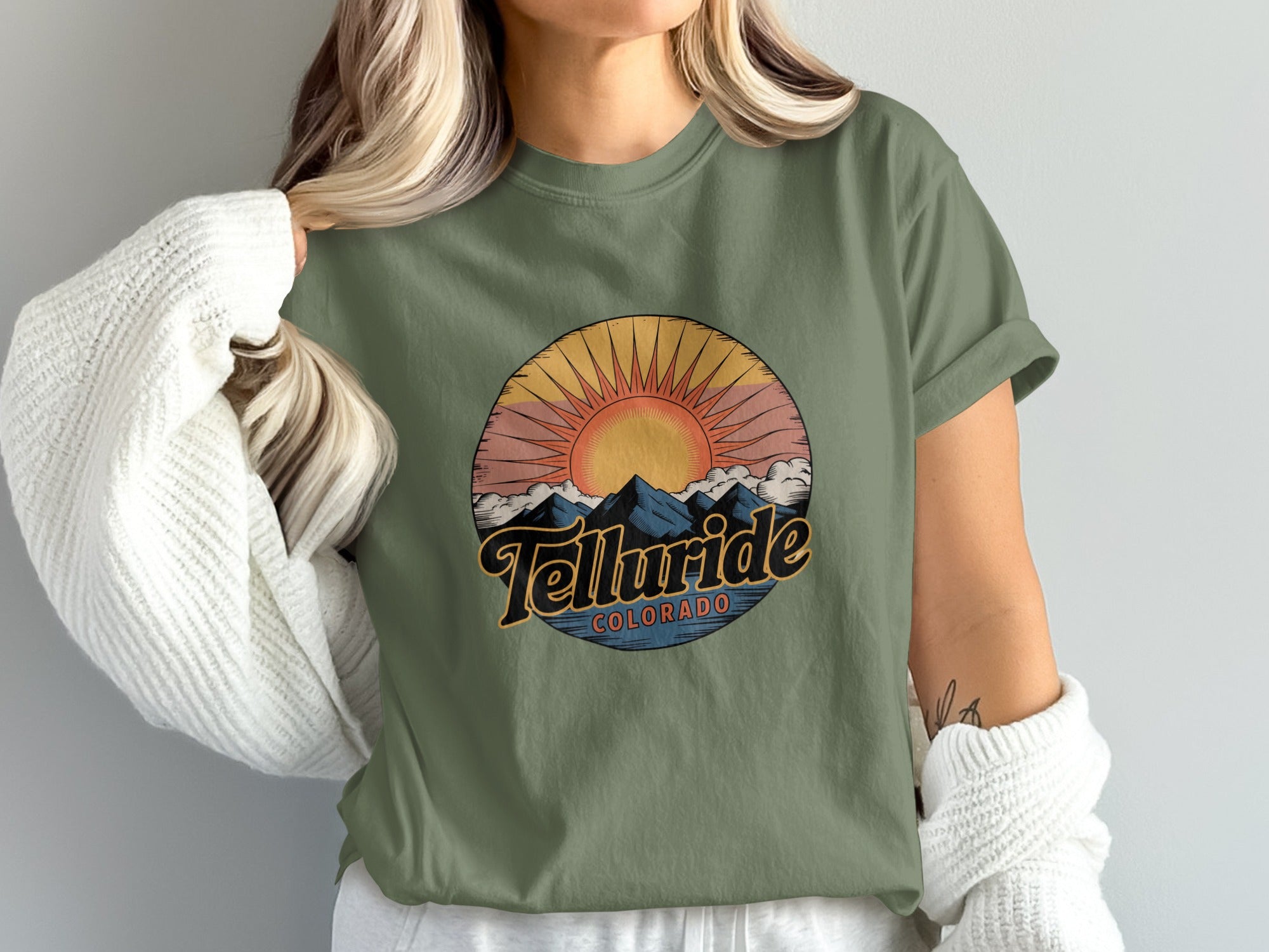 Vintage Telluride Colorado Graphic Tee product