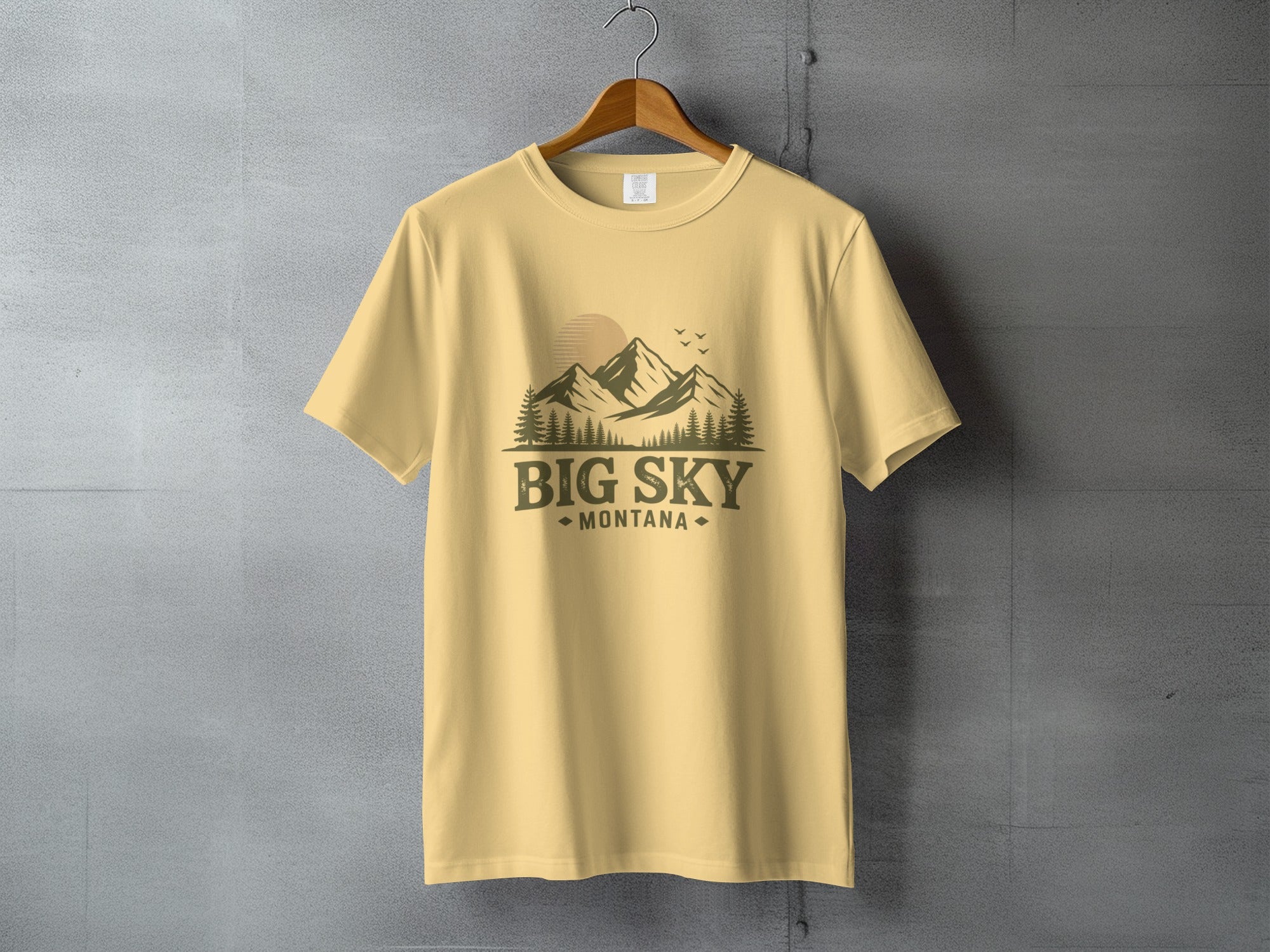 Big Sky Montana Graphic Tee for Casual Wear