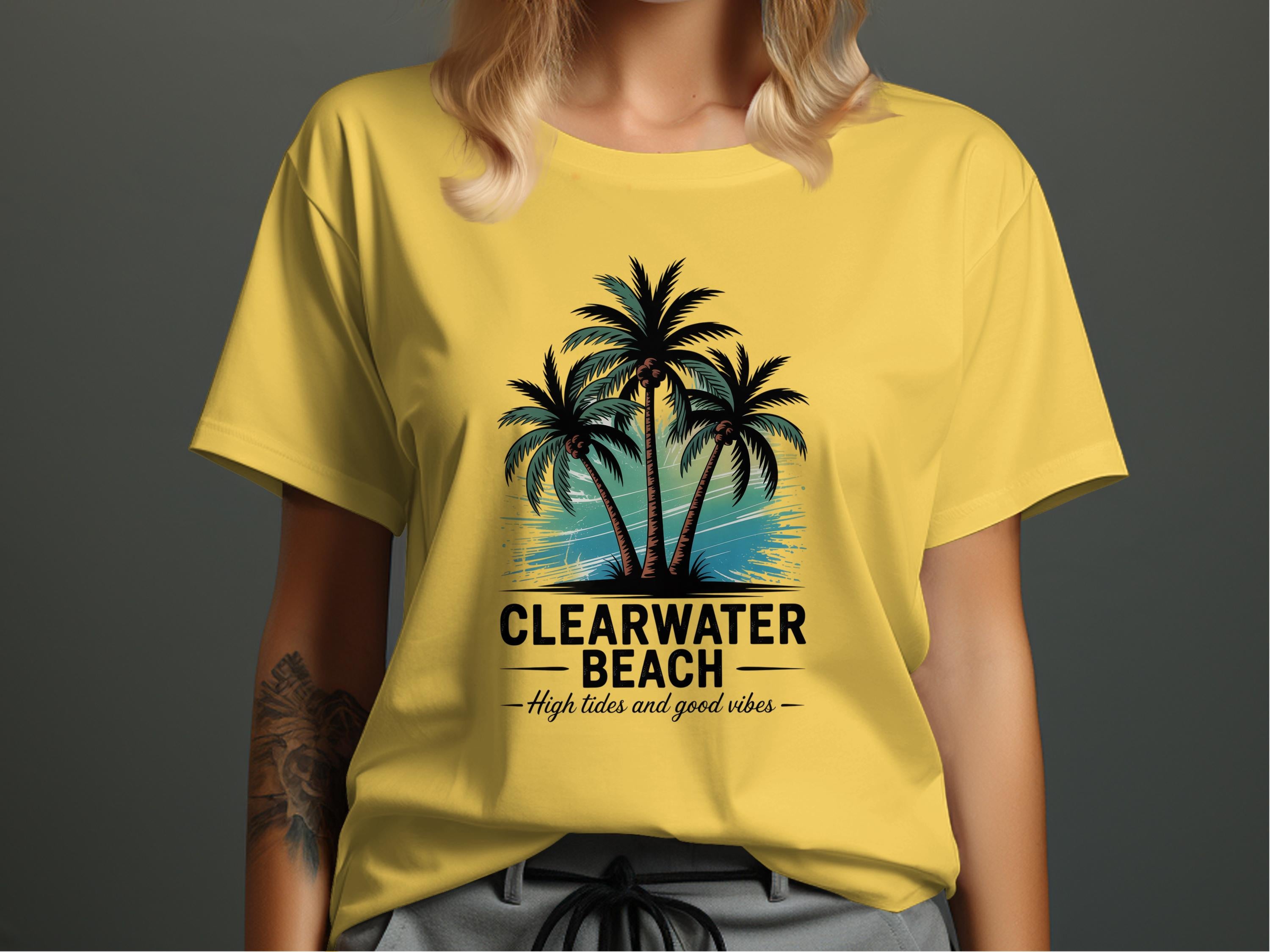 CLEARWATER BEACH High Tides and Good Vibes T-shirt product