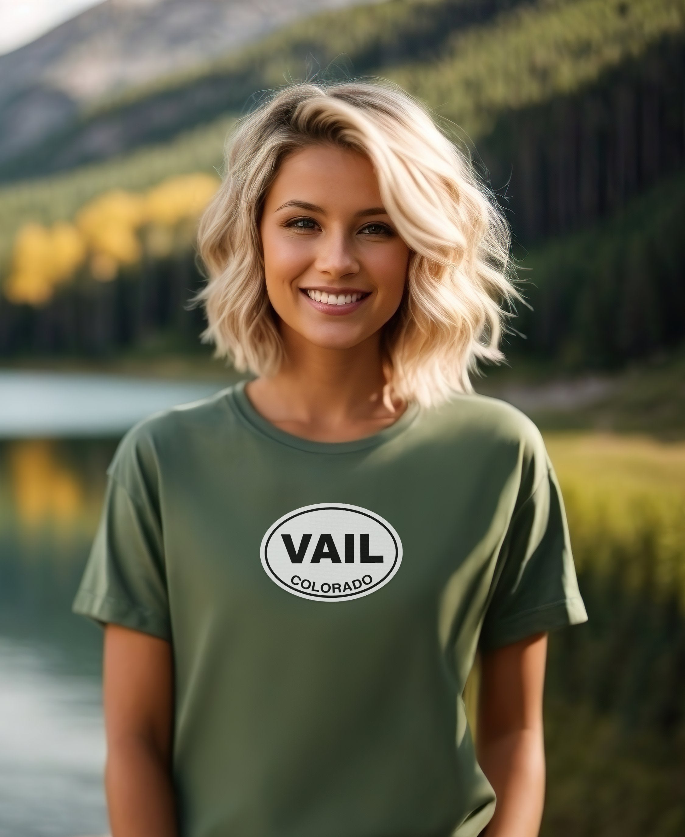 Vail ski slopes, après-ski fun, Vail Snow Days womens t-shirt