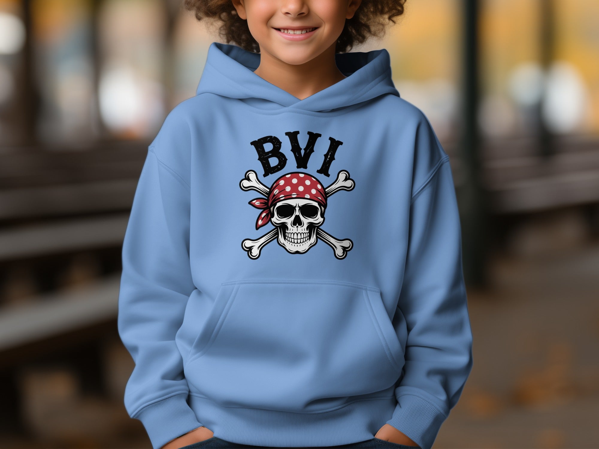 BVI Pirate Skull and Crossbones Hoodie product