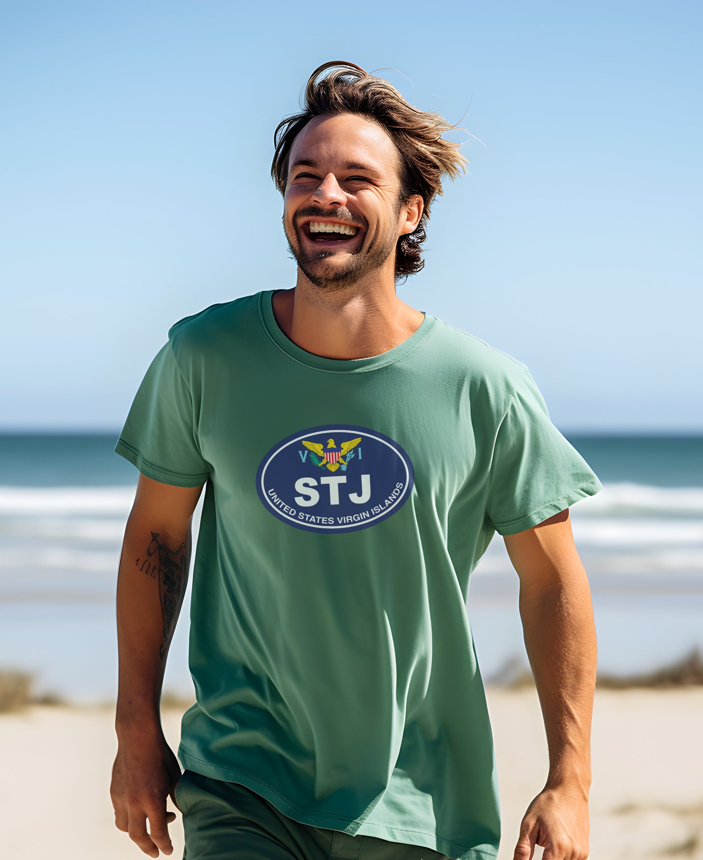 St. John Mens T-Shirt – Great for St. John Festival and Carnival Parade