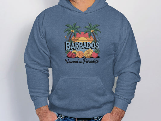 Barbados Unwind in Paradise Graphic Hoodie product type
