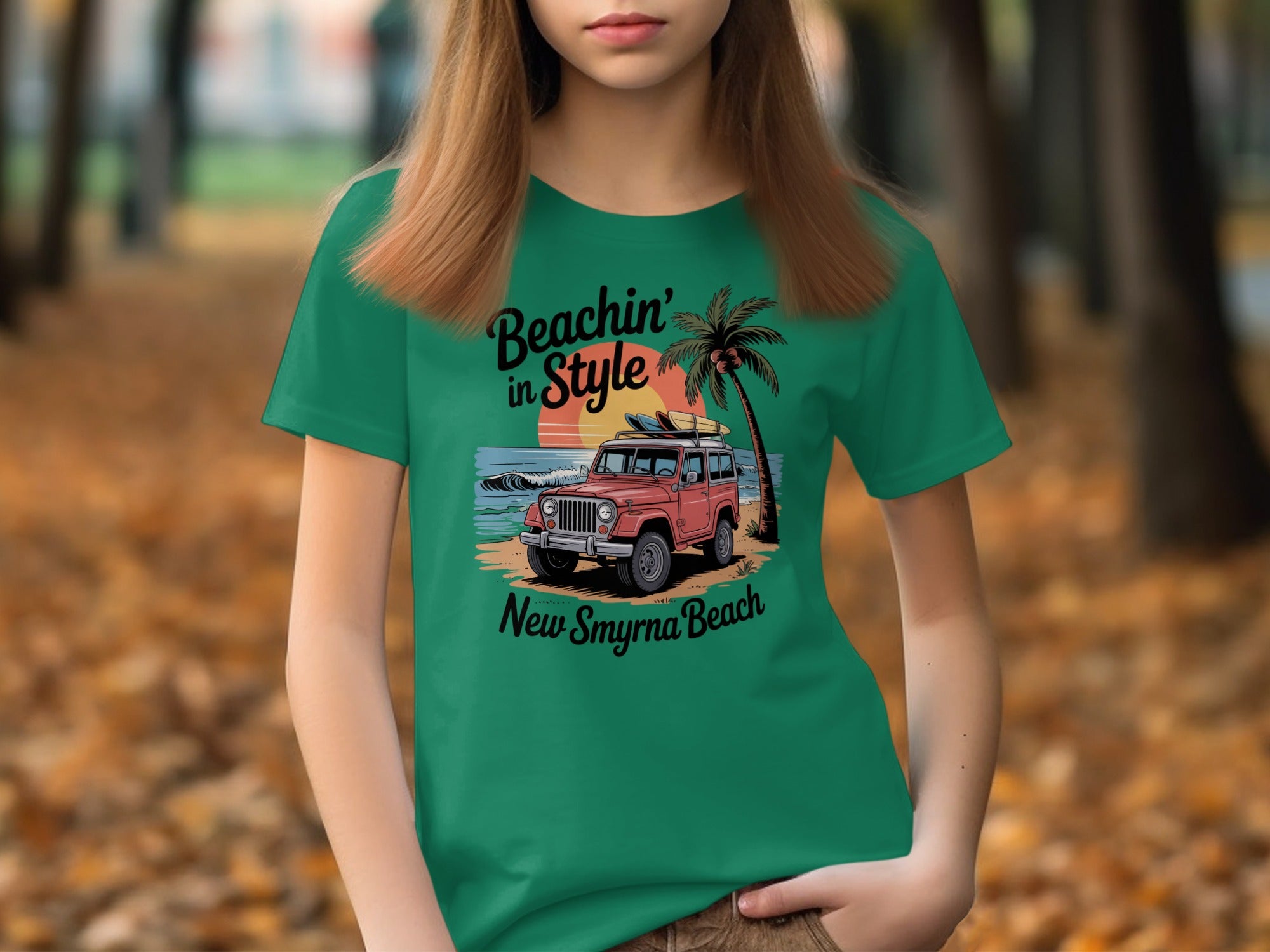 Beachin' in Style New Smyrna Beach T-shirt product type