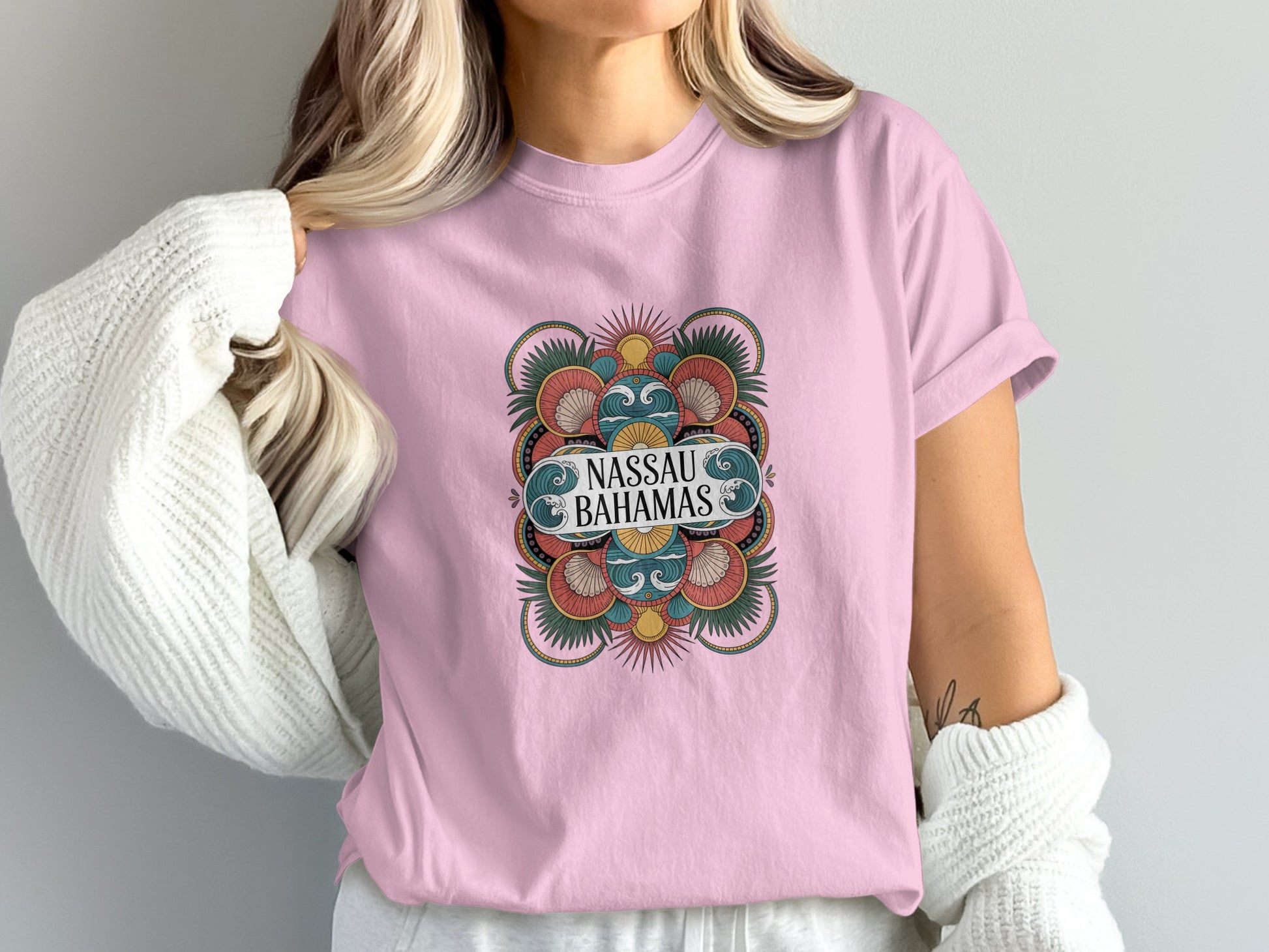 Nassau Bahamas Graphic T-Shirt Custom Print product type