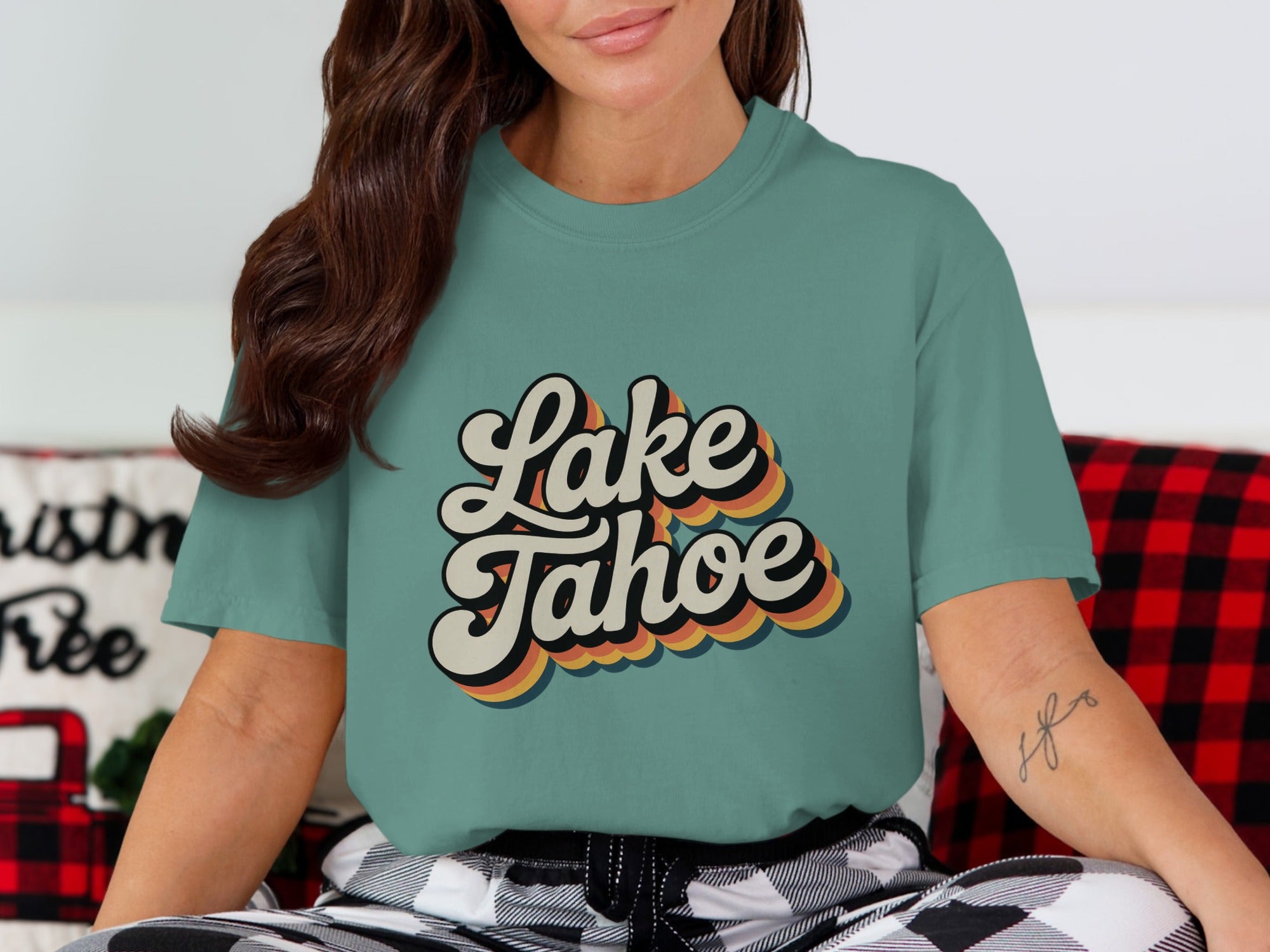 Vintage Lake Tahoe Graphic T-Shirt for Relaxed Look product type