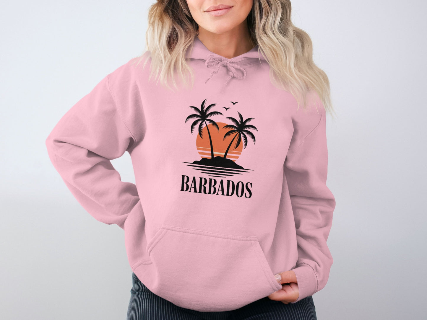 Barbados Sunset Graphic Hooded Sweatshirt product type